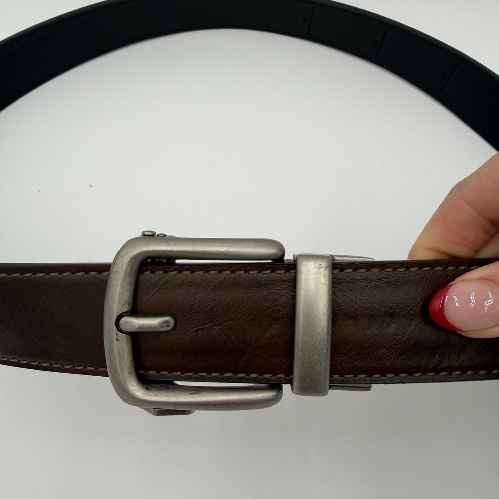 Men's‎ Brown Belt Adjustable Length (44 - 38 Inch Waist) Cut To Size - Picture 2 of 5